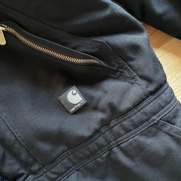 CARHARTT Black Insulated Coveralls Size 3X - Picture 7 of 14